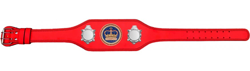 CHAMPIONSHIP BELT - BUD003/S/BLUGEM - AVAILABLE IN 4 COLOURS